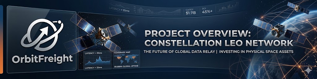 OrbitFreight LEO Satellite Network Equity Investment - Investment Project Banner