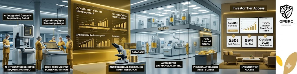 Global Pandemic & Bio-Resilience Center (GPBRC) Investment Plan - Investment Project Banner